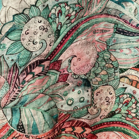 🩵Lungo L’arno Puro Lino Gorgeous Made in Italy 100% Linen Oversized Top - Picture 5 of 16